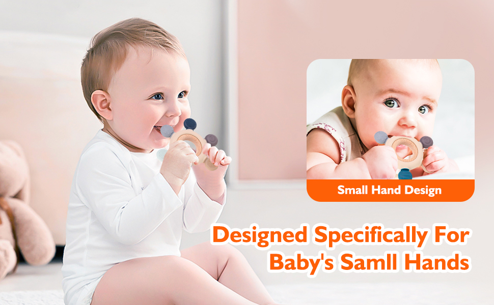Teether small hand design