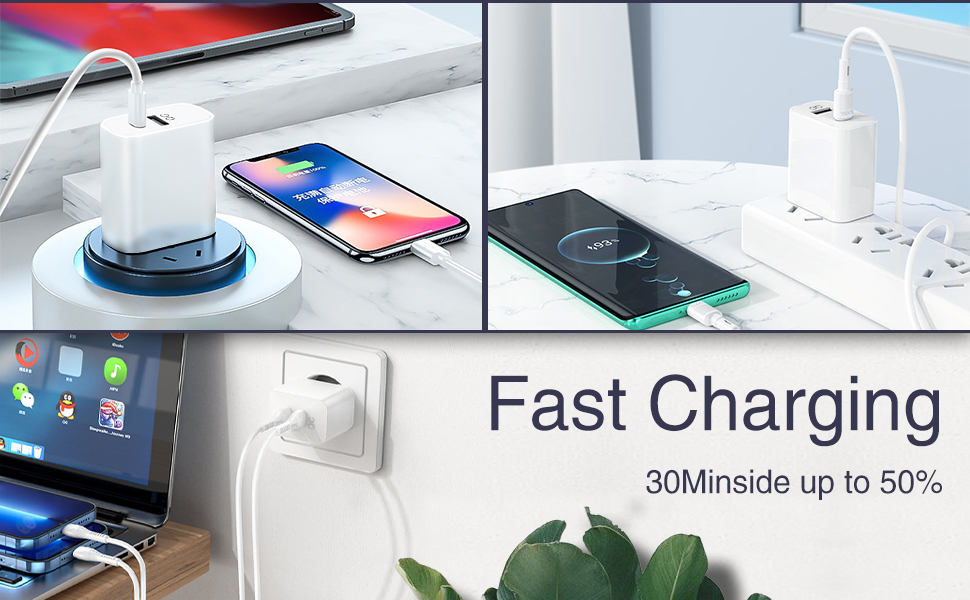 usb c wall charger block,wall charger for phone,20w block,wall charger for ipad,iphone wall charger