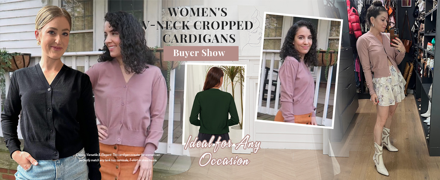 Cropped Shrug Cardigan Sweater1464X600