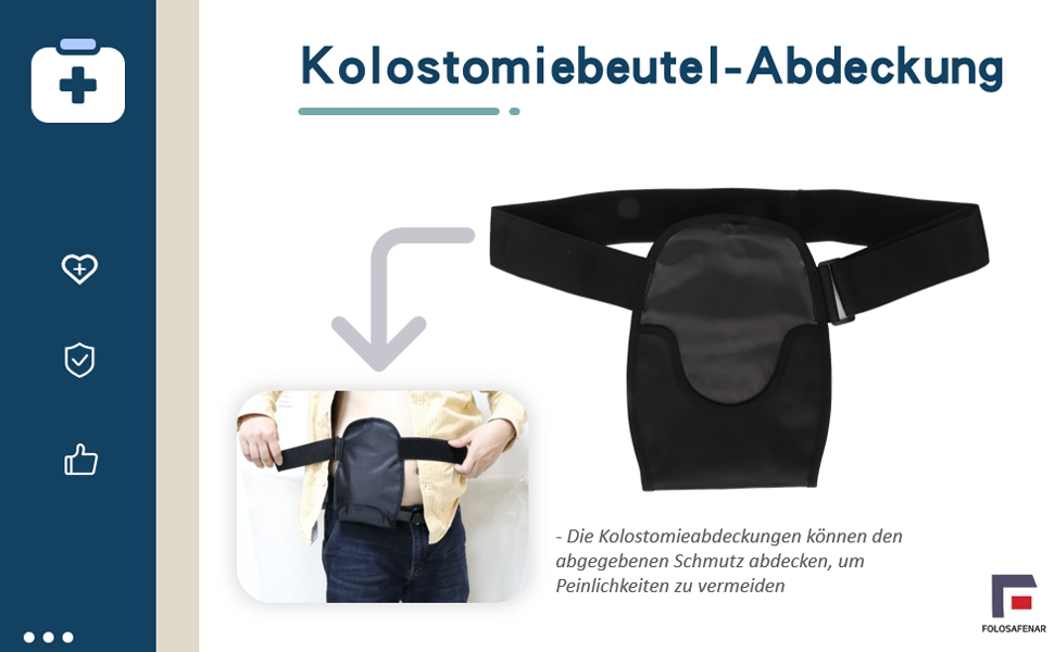 Kolostomiebeutel-Abdeckung