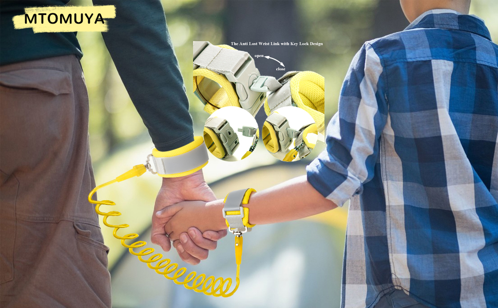 The Anti Lost Wrist Link with Key Lock Design