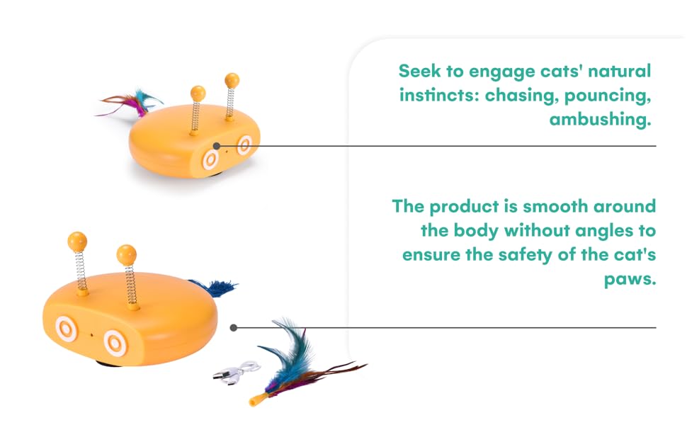 Black Rhino Interactive Cat Toy Cat Laser Toy Automatic