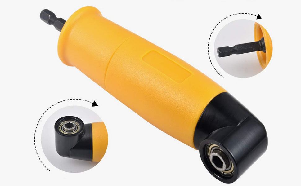 専用90包 Yakamoz 1/4 Inch Shank 90° Degree Right Angle Attachment