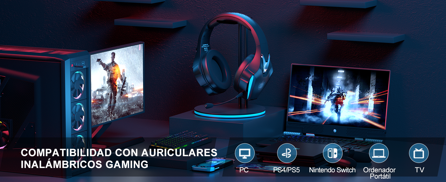 Auriculares Gaming Inalámbricos