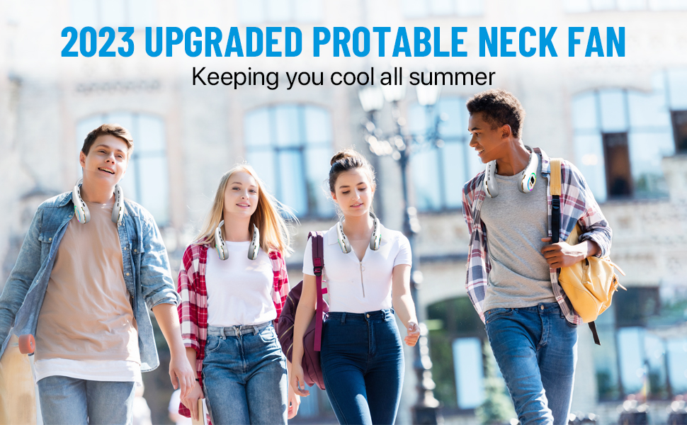 protable neck fan