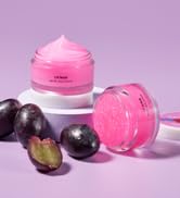 Lip Mask Lip Sugar Scrub Set - Overnight Lip Treatment Sleeping Mask &amp;amp; Lip Exfoliator Scrub