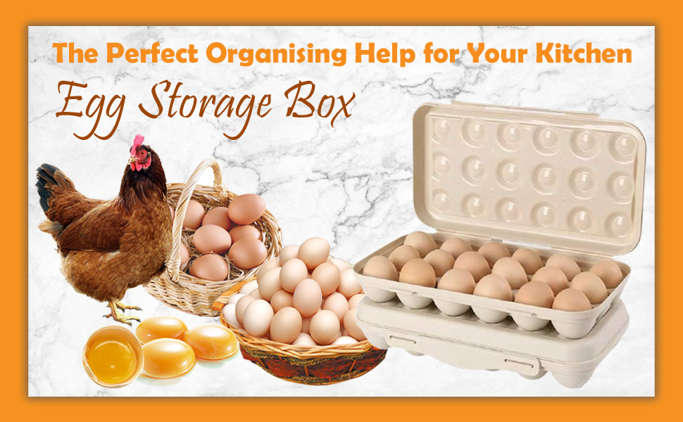 18 Grid Egg Storage Box
