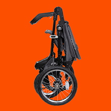 Baby Trend Journey jogging stroller easy push-button fold