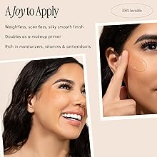 Image of woman applying lotion