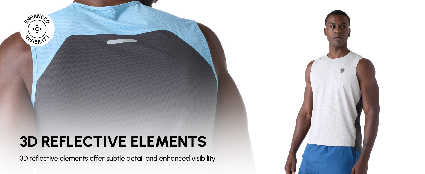 Future Planet Men's Horizon Quick-Dry Performance Sport Athletic Active Outdoor Muscle Tee Tank Top