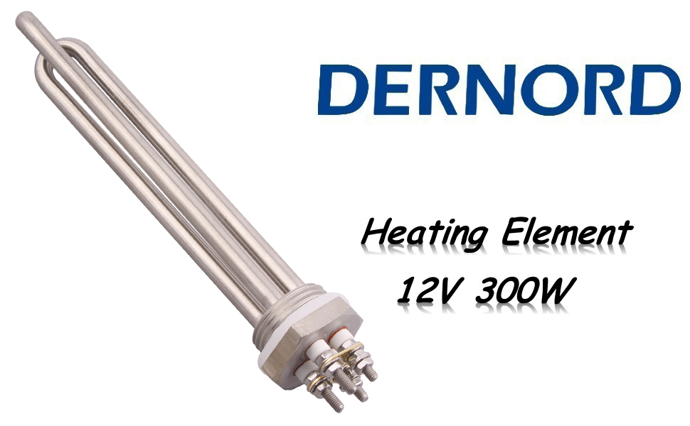 24 volt 300 Watt Submersible DC Water Heating Element with Adjustable