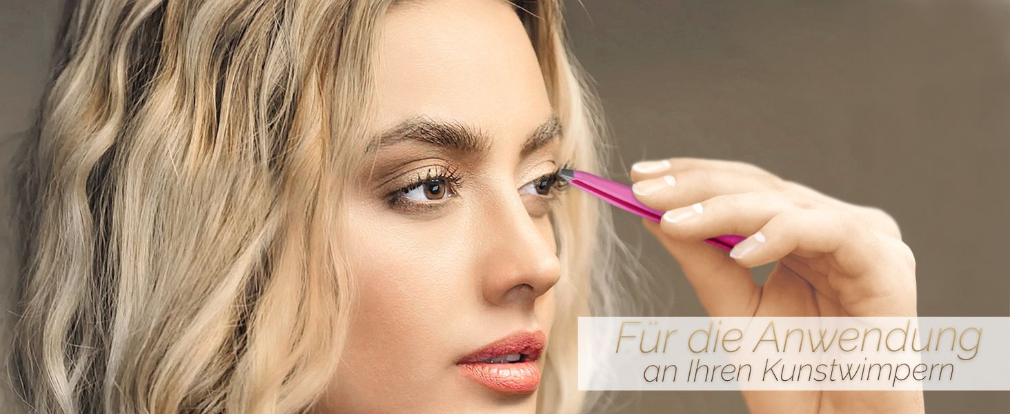 Kunstwimpern Zupfen Kleben Kosmetik Beauty Pinzette InstrumenteNrw