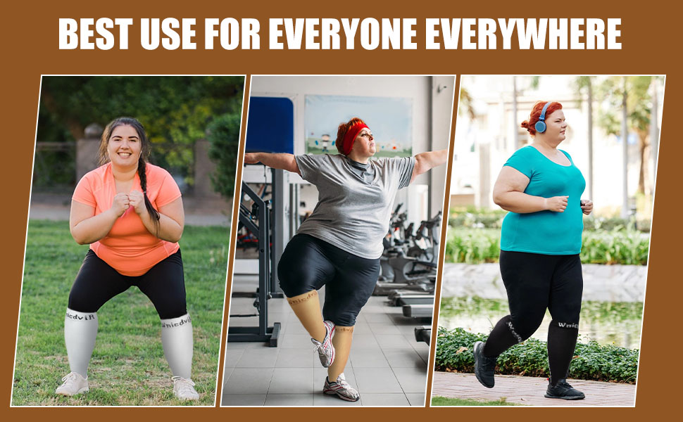 Kompressionssocken in Plus-Größe