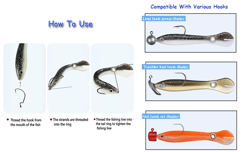 Soft Bionic Fishing Lure,10Pcs Fishing Equipment Bass Trout,Simulation