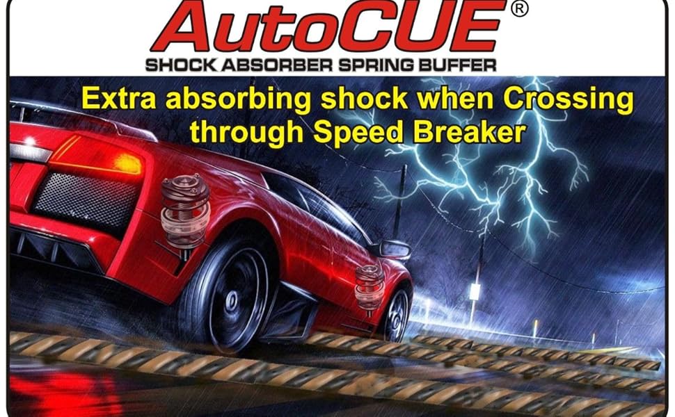 AutoCue Coil Spring Buffer (Size C), 2 pcs. Car Suspension TPU Buffer