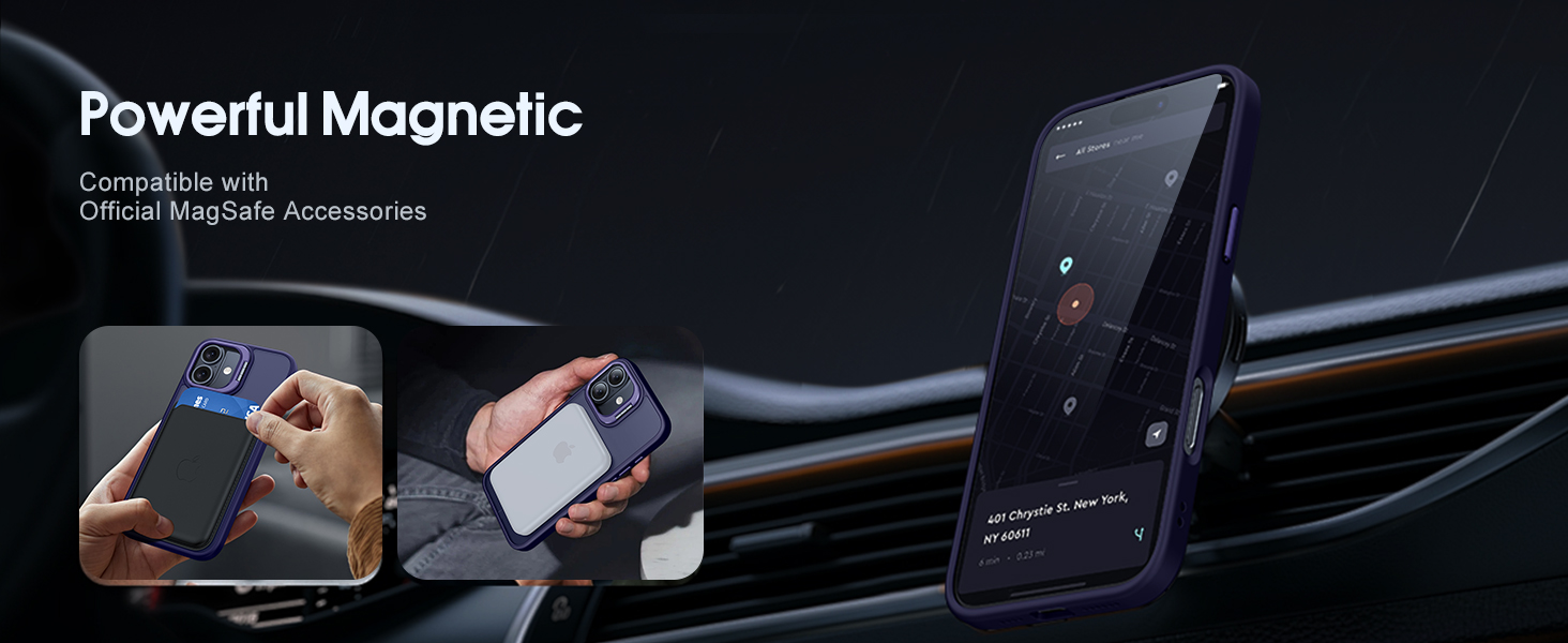 JAME for iPhone 16 Plus Case, with Magsafe