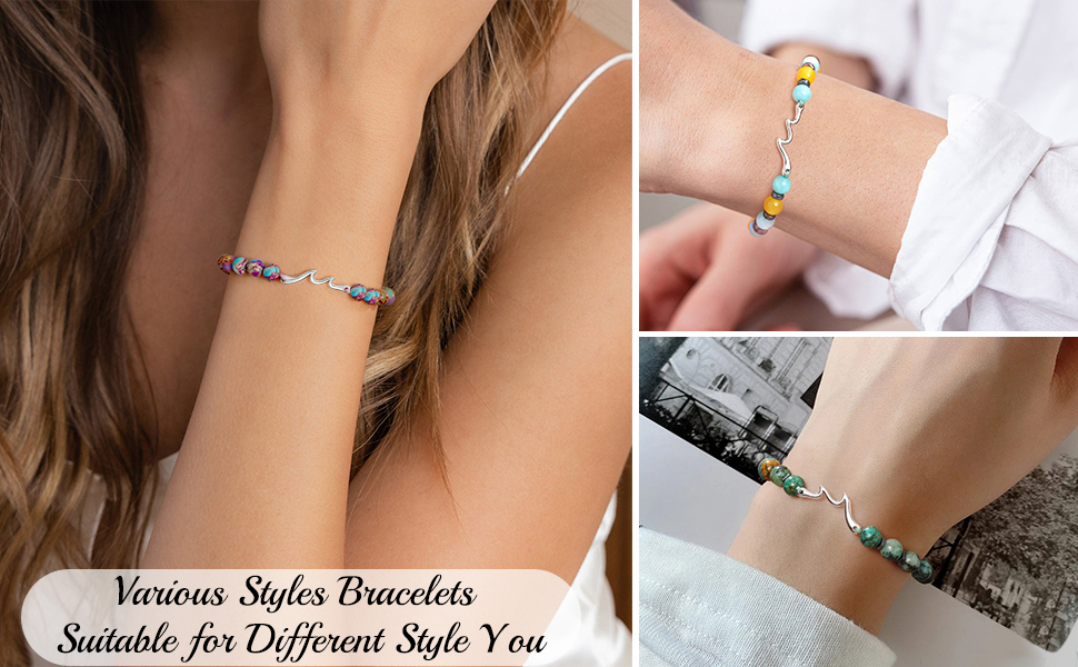 Wave Bead bracelet A+3