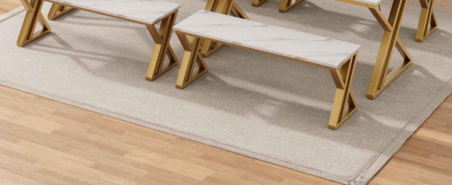kitchen table with benches
