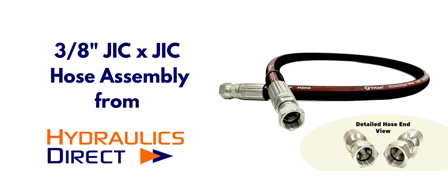 HYDRAULICS DIRECT FAUFW6JIC84 Inch Assembly 3/8