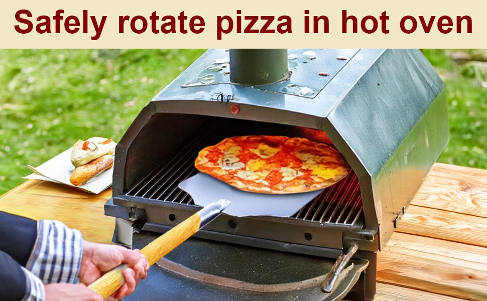 16 inch pizza peel with long handle