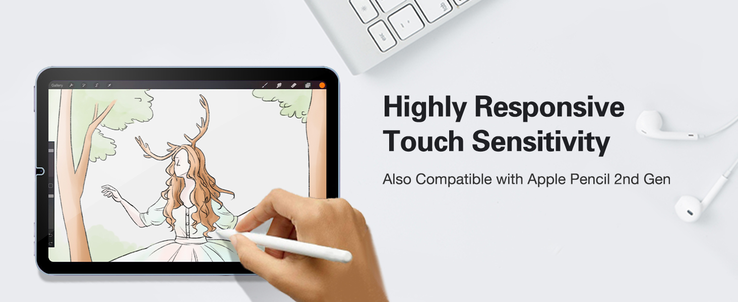 ProCase 1 Pack Screen Protector for iPad Mini A17 Pro 2024 & Mini 6th