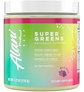 Alani Nu Super Greens Powder Wild Berry | Green Juice Supplement | Spirulina + Wheat Grass Powder...