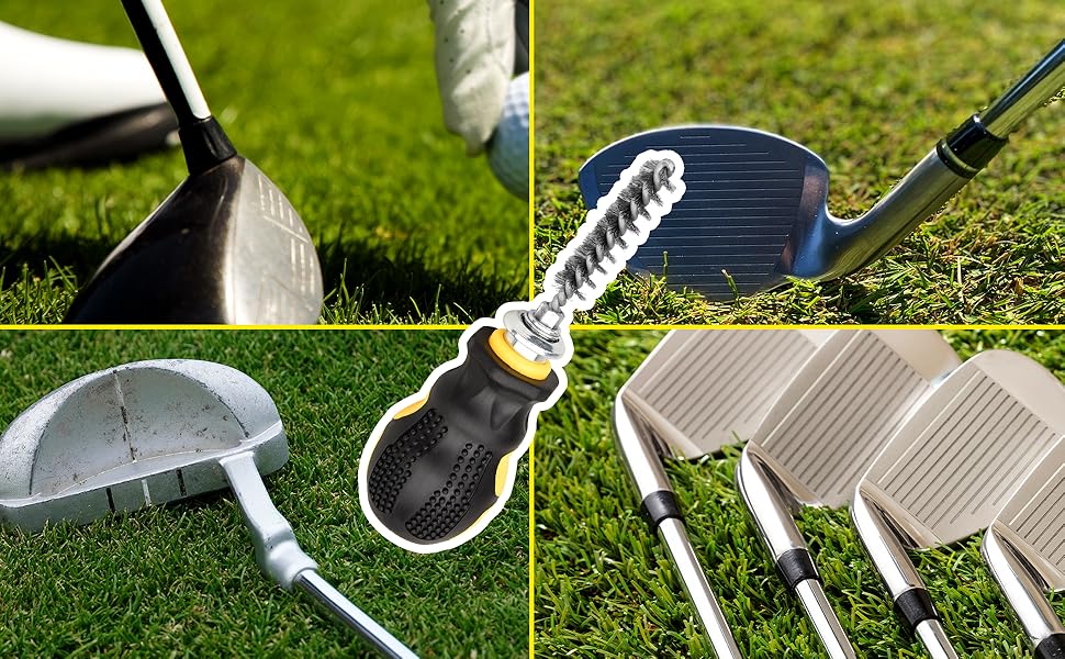 golf clubs brush