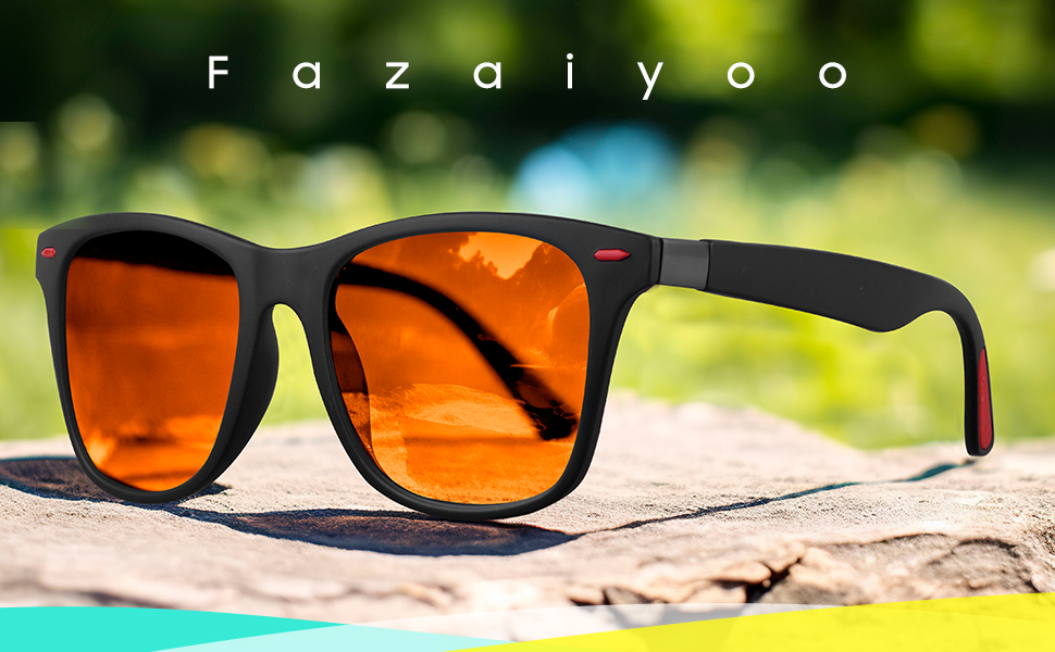 Fazaiyoo Polarized Sunglasses for Men Women Classic Fashion Sun Glasses