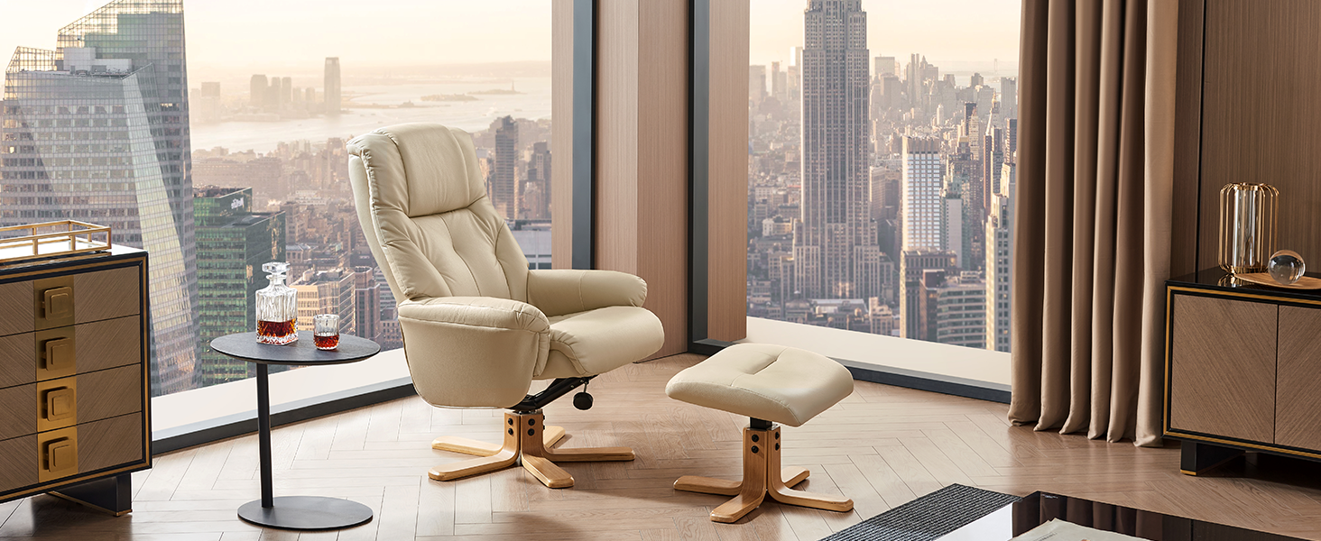 Reclining Chair with Ottoma