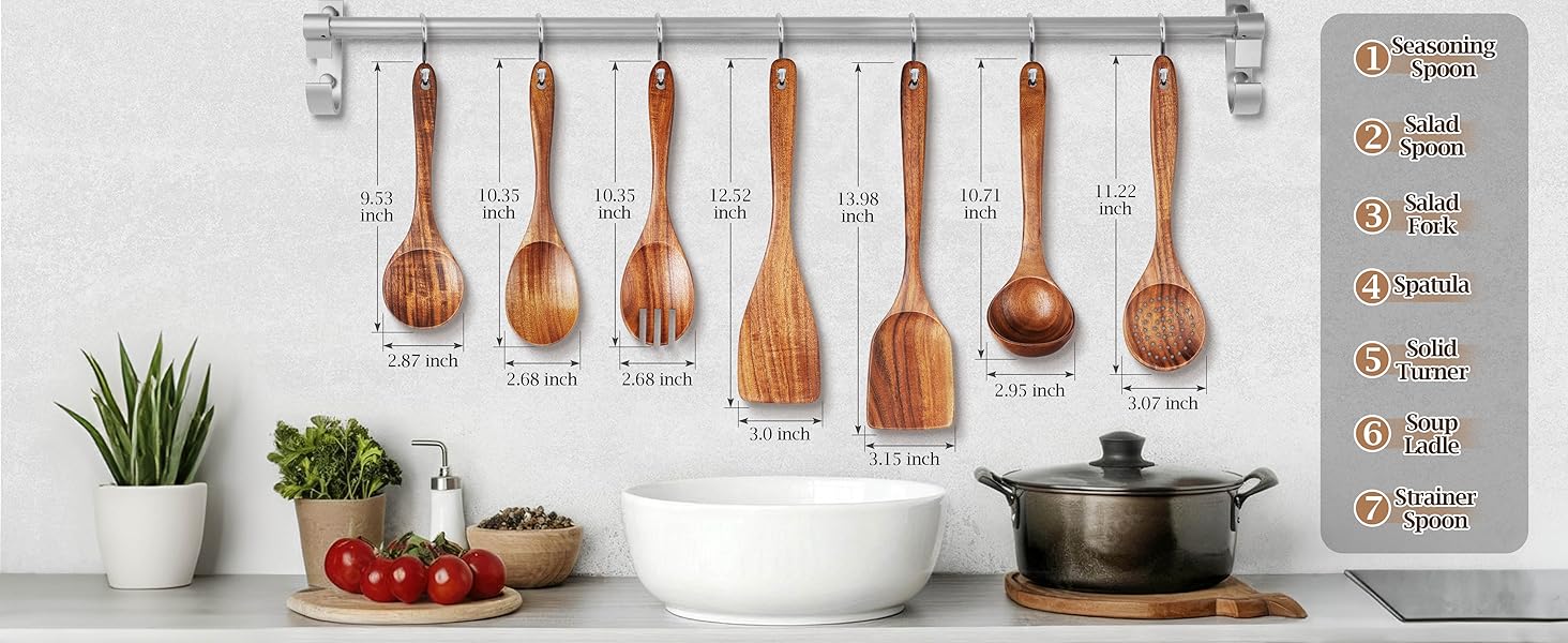 Wooden Spoons for Cooking