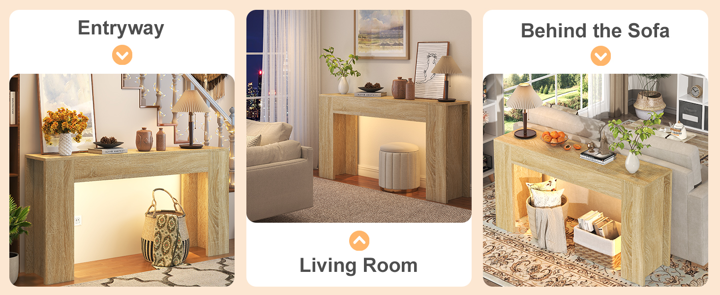 behind the couch table