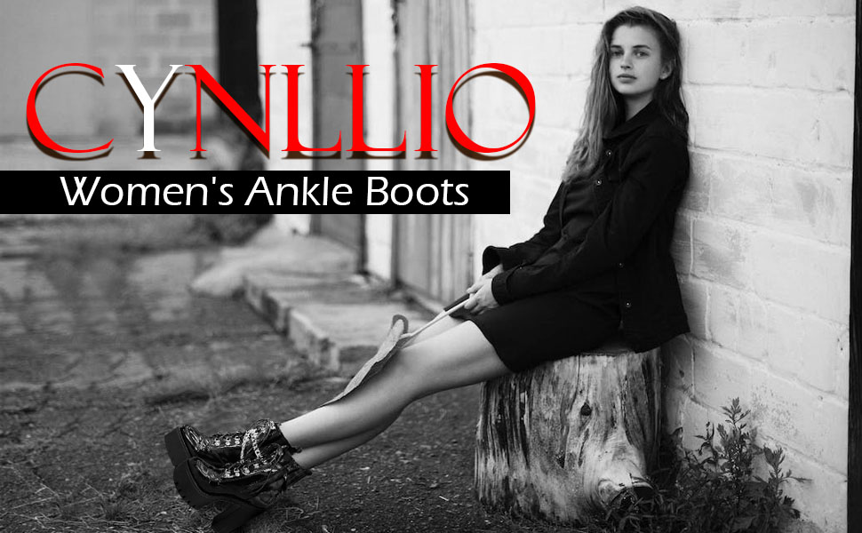 ベルニョロ Amazon.com | CYNLLIO Womens Ankle Boots with Heel Lace-up
