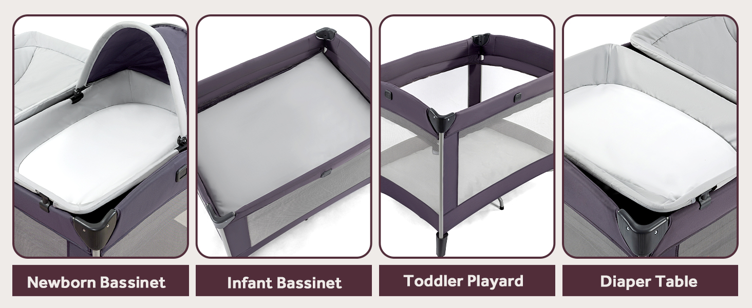 baby bassinet, baby cribs, playard, changing table