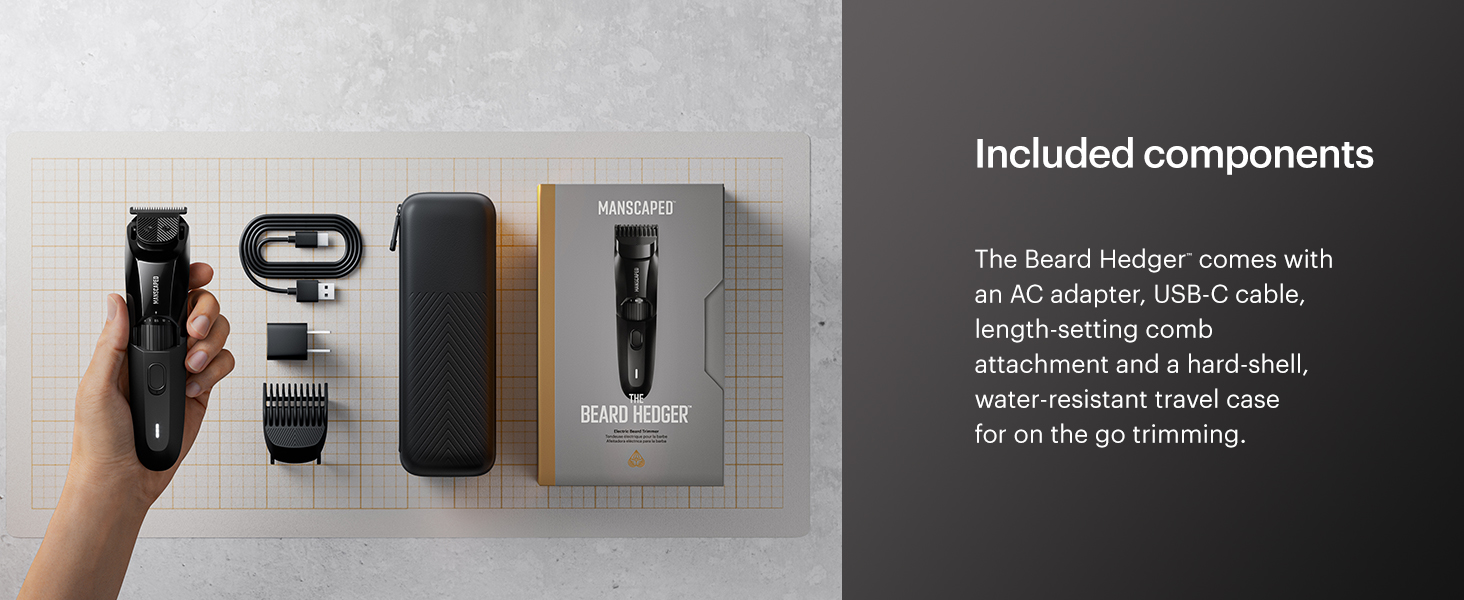 manscaped beard hedger precision trimmer