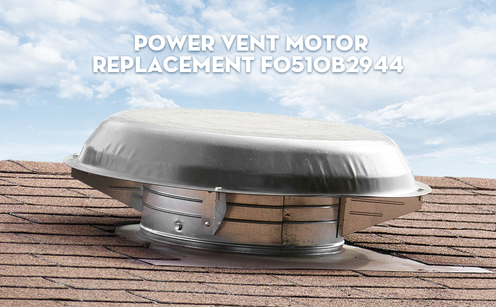 Showingo Power Vent Attic Fan Motor Replacement for Lomanco F0510B2944