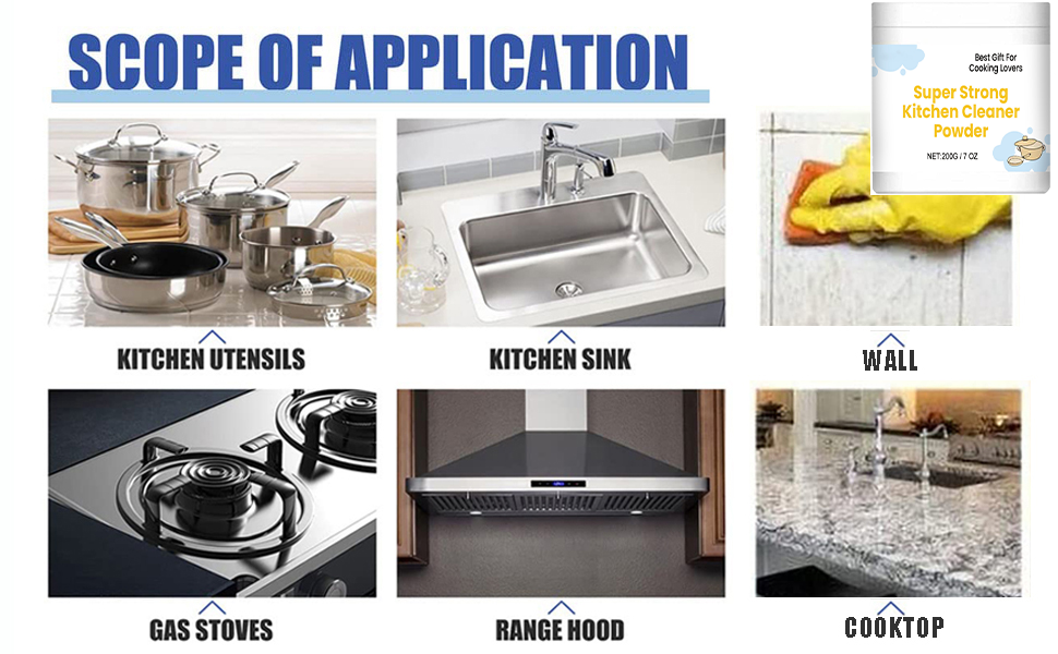 Strong cleaning powder