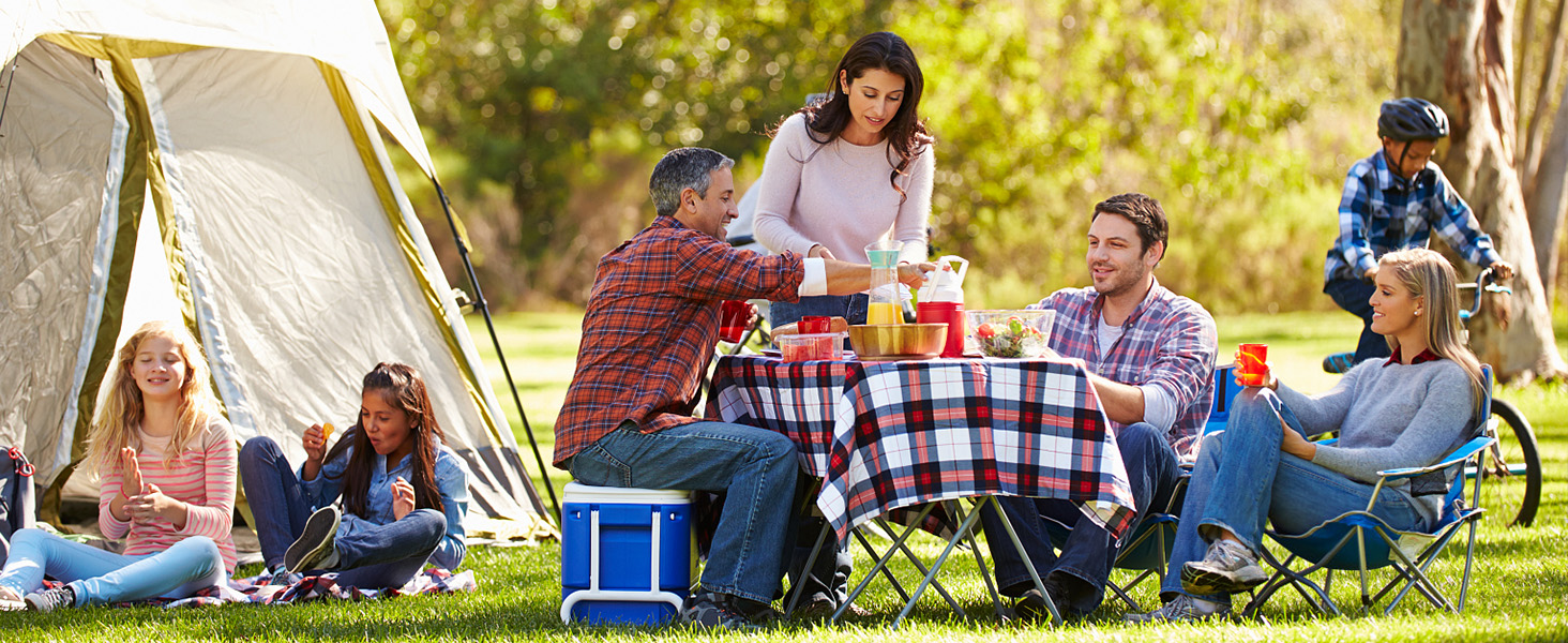 DOQAUS Ice Cube Tray with Lid and Bin, 4 Pack Silicone