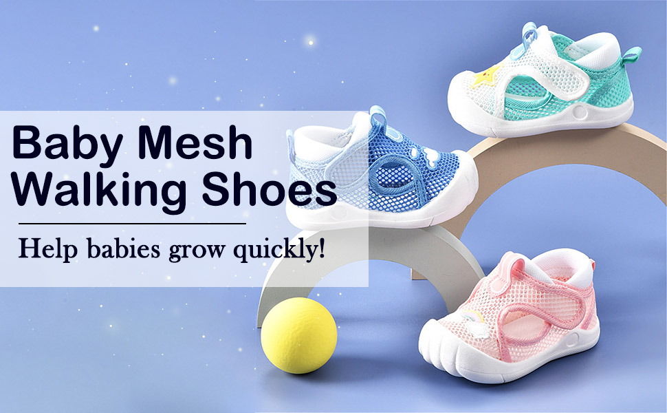Baby Water Shoes Breathable Qucik Dry Mesh Sneakers Barefoot Beach Sandals Boys Girls Walking Shoes