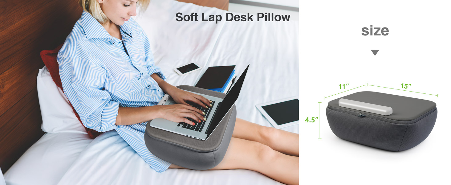 lap desk for laptop with cushion