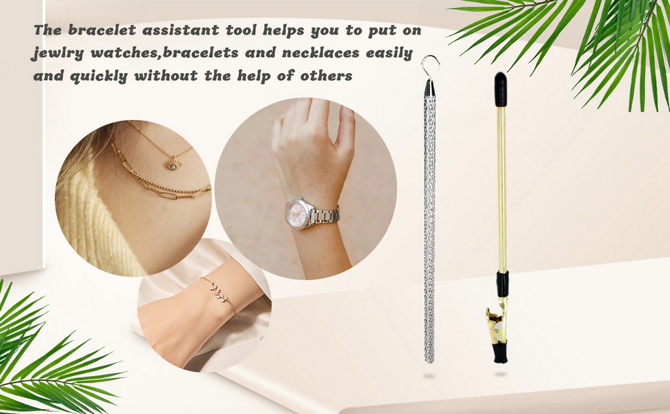 PEOUWNES 2 Pcs Bracelet Helper Tool, Bracelet Helper Tool