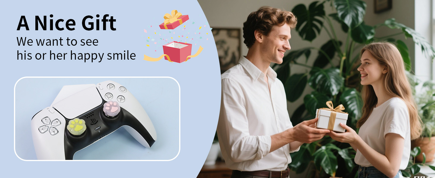 Cute Switch 2 Thumb Grips Cap for PS5 PS4 Xbox Switch Pro Steam Deck Controller