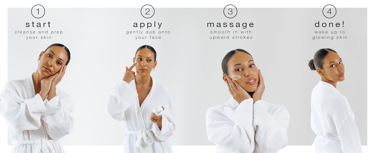 How to use night cream