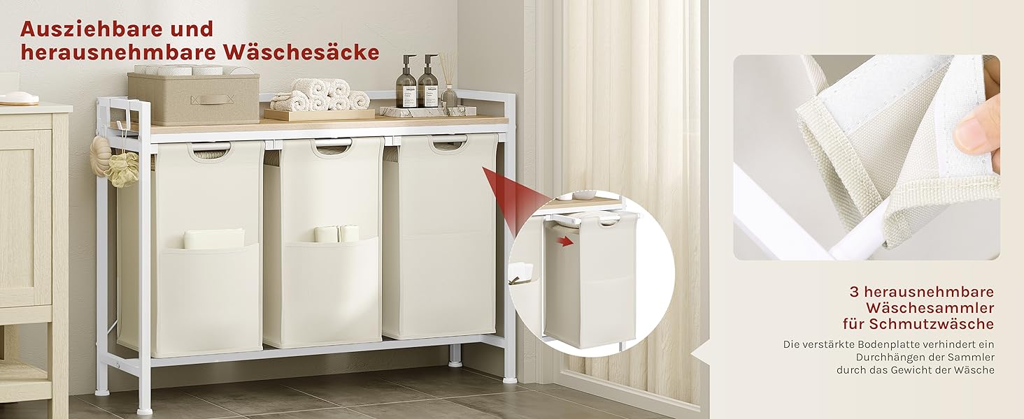 Der Badezimmerschrank ist aus weißem Holz gefertigt und hat ein rotes Dreieck an der Tür.