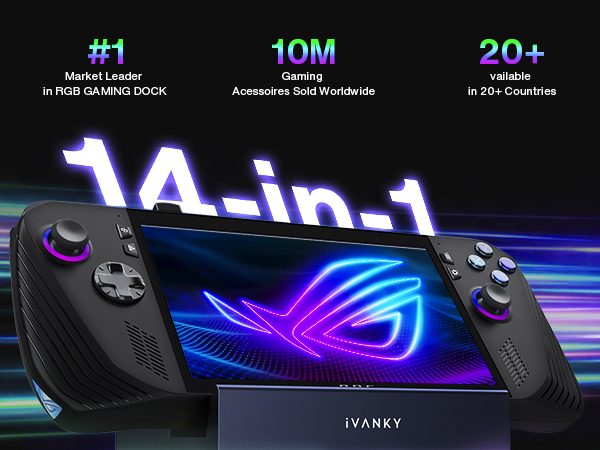 Amazon.com: iVANKY 14-in-1 RGB 4K@144Hz Docking Station for