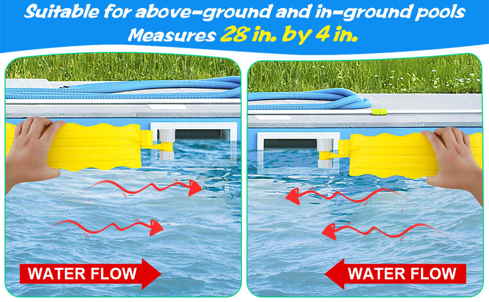 SIPTPNLEI Pool Debris Skimmer,Pool Leaf Skimmer Guard,Work
