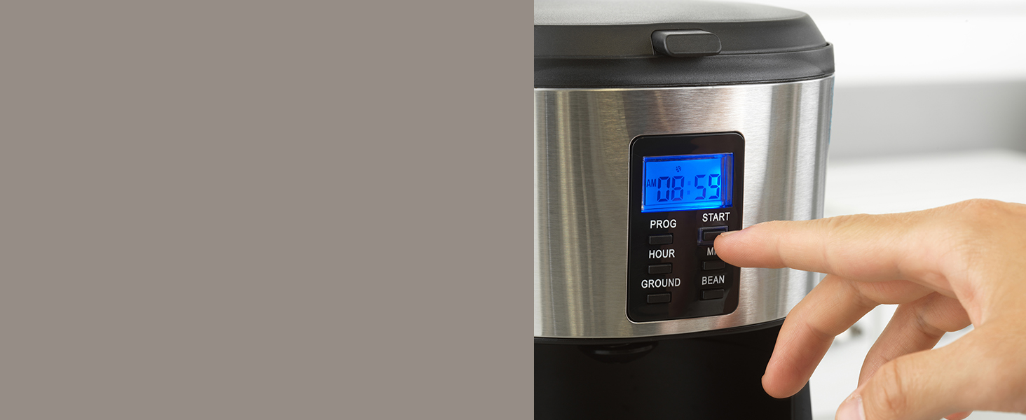 Programmable Timer Salter EK4368 Caffé Bean to Jug Coffee Maker