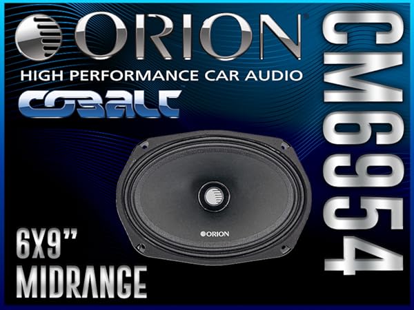 Amazon.com: ORION Cobalt CM6954 High Efficiency 6x9 Mid-Range