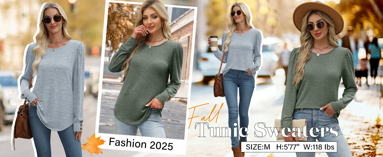 tunic sweaters for women