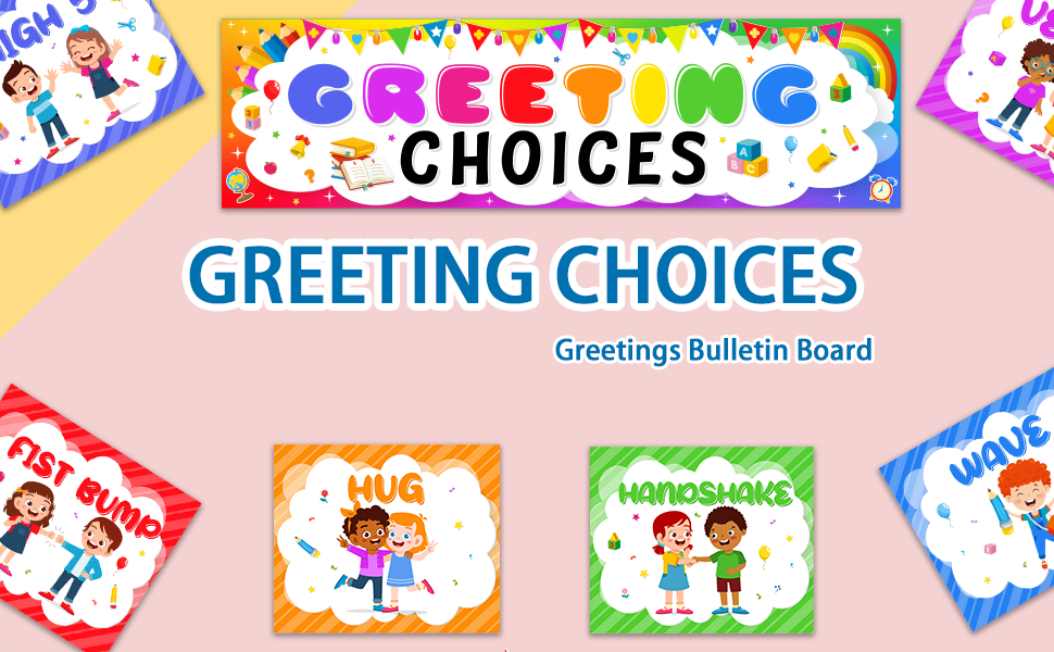 Greeting Choice Classroom Rules Poster Greetings Bulletin Board Banner Decorations