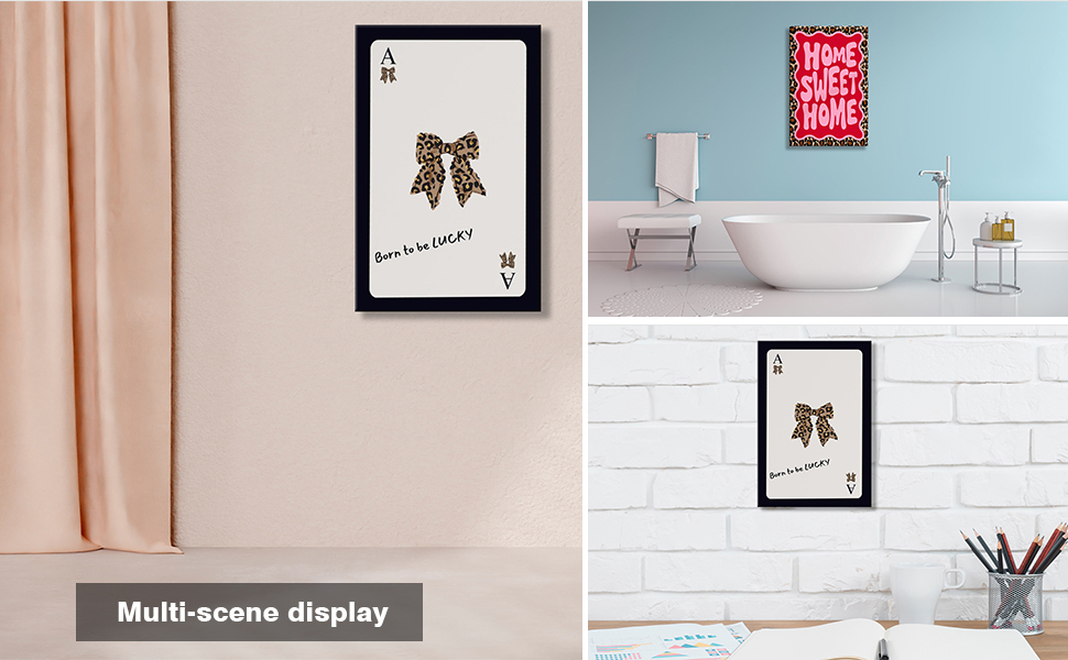 Leopard Wall Art Set, Leopard Matchbox Prints, Leopard 8 Ball Poster, Bedroom Wall Decor